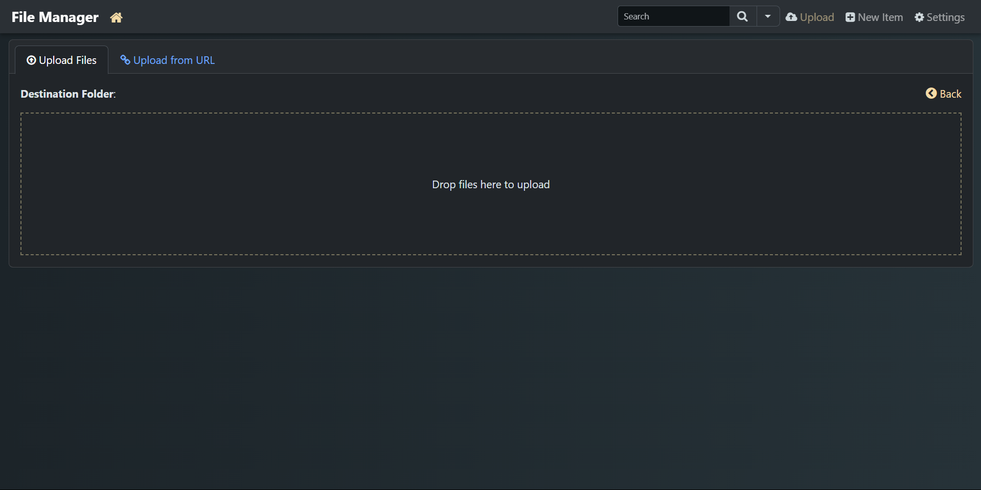 Uploading and Creating Files